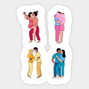 kissing story Sticker